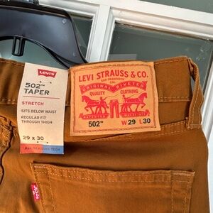 Levis Stretch 502 Taper pants. 29x30